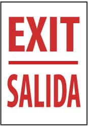 Exit, Pressure Sensitive Vinyl Exit Sign MPN:M353PC