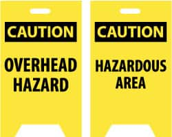 Caution - Overhead Hazard, Caution - Hazardous Area, 12