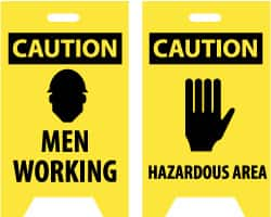 Caution - Men Working, Caution - Hazardous Area, 12