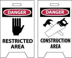 Danger - Restricted Area, Danger - Construction Area, 12