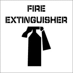 Fire Extinguisher Stencil MPN:PMS210