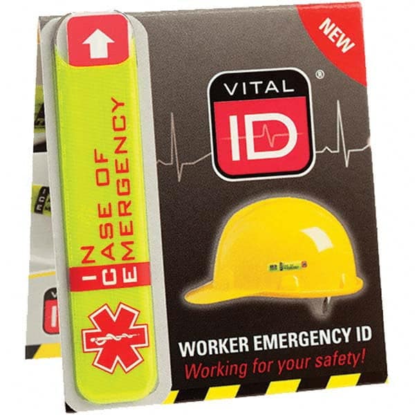 Hard Hat Labels, Label Type: Hard Hat Label , Label Message Type: Fire, Emergency & Exit , Message Type: Emergency, Fire, Emergency & Exit  MPN:HH205