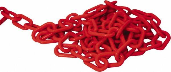 Chain: Plastic, Red, 100' Long, 2