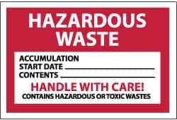 Hazardous Material Label: 