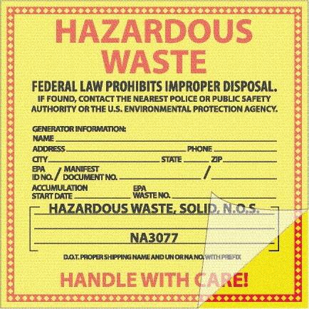 Hazardous Material Label: 6