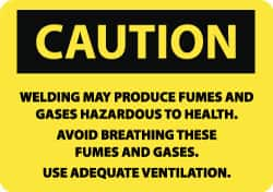 Chemical & Hazardous Material Sign: Rectangle, 