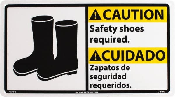 Accident Prevention Sign: Rectangle, 