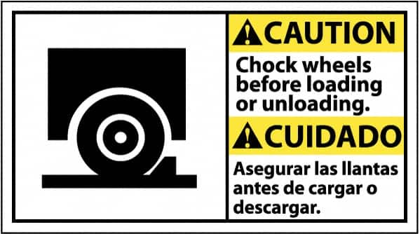 Accident Prevention Sign: Rectangle, 