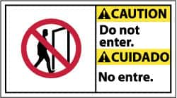 Security & Admittance Sign: Rectangle, 