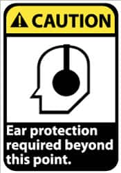 Accident Prevention Sign: Rectangle, 