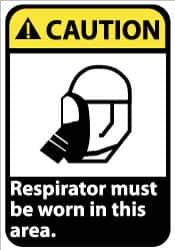 Accident Prevention Sign: Rectangle, 