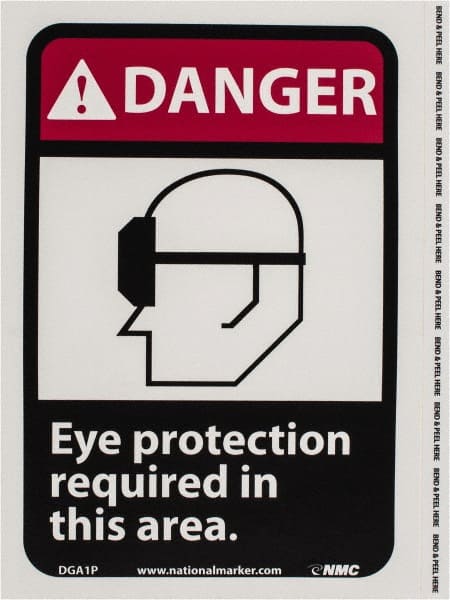 Accident Prevention Sign: Rectangle, 