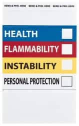 Chemical & Hazardous Material Sign: Rectangle, 