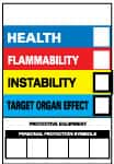 Chemical & Hazardous Material Sign: Rectangle, 