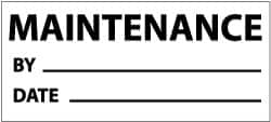 Inspecting, Testing & Data Sign: Rectangle, 