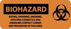 Chemical & Hazardous Material Sign: Rectangle, 