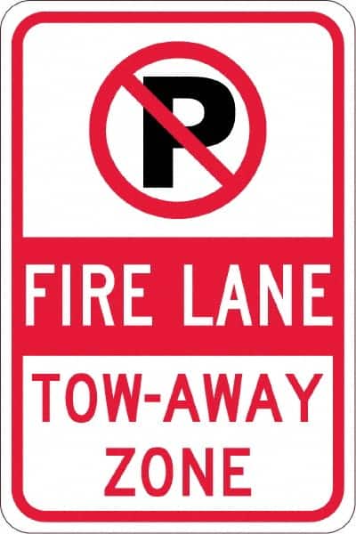 Tow Away Sign: Rectangle, 