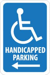 ADA Traffic & Parking Sign: Rectangle, 