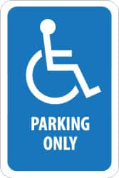 ADA Traffic & Parking Sign: Rectangle, 