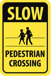 Pedestrian Crossing Sign: Rectangle, 