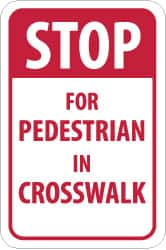 Stop for Pedestrian in Crosswalk, MPN:TM167K