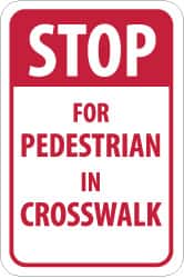 Stop for Pedestrian in Crosswalk, MPN:TM168K