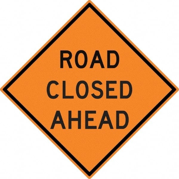 Road Construction Sign: Diamond, 