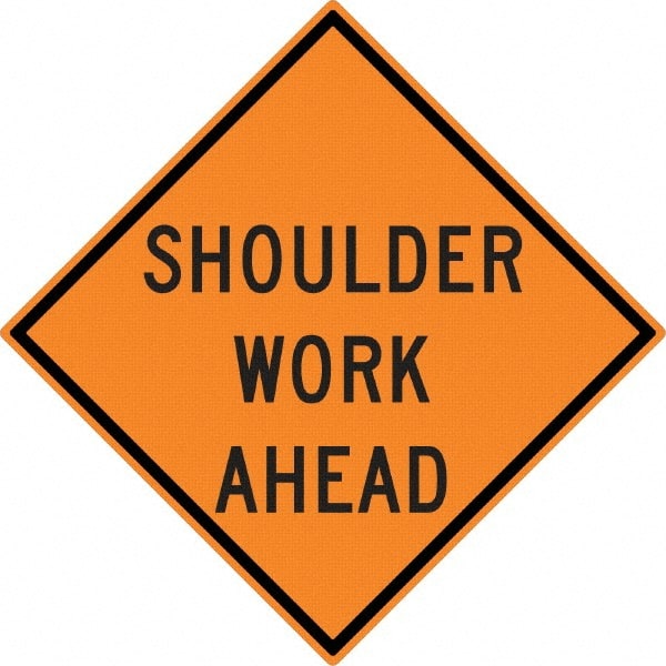 Road Construction Sign: Diamond, 