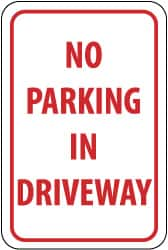 No Parking in Driveway, MPN:TM46J