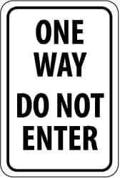 Traffic Control Sign: Rectangle, 