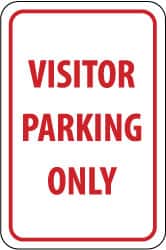 Parking Lot Sign: Rectangle, 