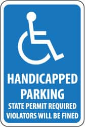 ADA Traffic & Parking Sign: Rectangle, 