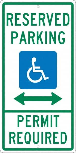 ADA Traffic & Parking Sign: Rectangle, 