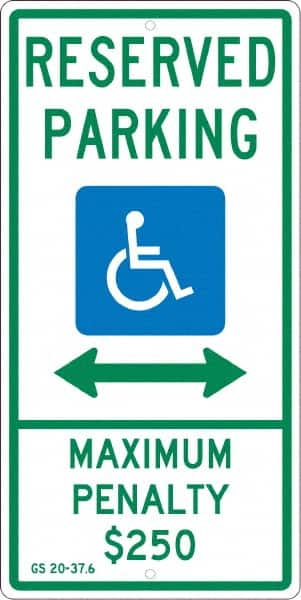 ADA Traffic & Parking Sign: Rectangle, 