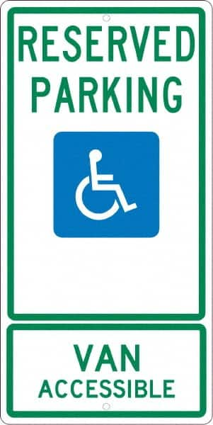 ADA Traffic & Parking Sign: Rectangle, 