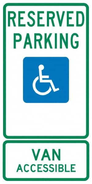 ADA Traffic & Parking Sign: Rectangle, 