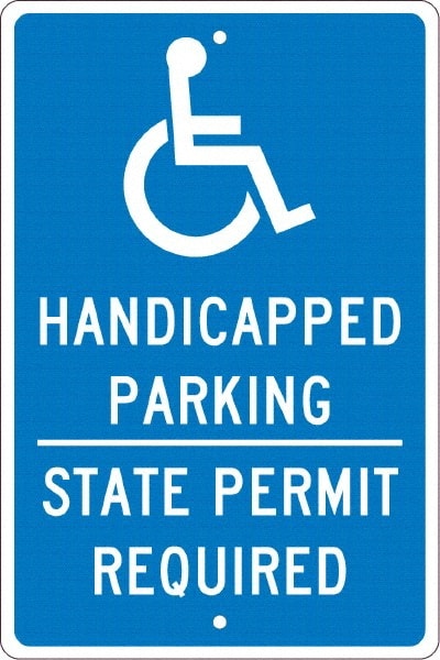 ADA Traffic & Parking Sign: Rectangle, 