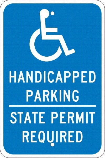 ADA Traffic & Parking Sign: Rectangle, 