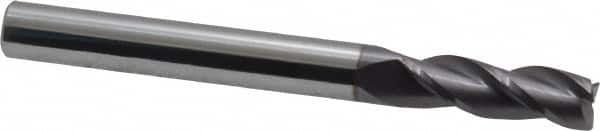 Corner Radius End Mill: 1/4