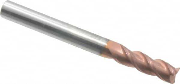 Corner Radius End Mill: 1/4