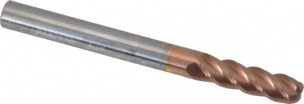 Corner Radius End Mill: 3/16