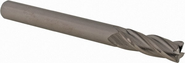 Corner Radius End Mill: 1/4