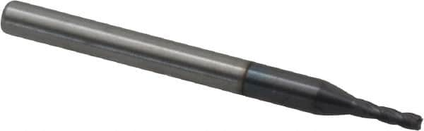 Corner Radius End Mill: 1/16