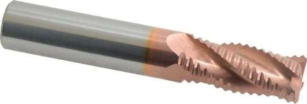 Square End Mill: 1/2'' Dia, 1-1/4'' LOC, 1/2'' Shank Dia, 3'' OAL, 4 Flutes, Solid Carbide MPN:12179536