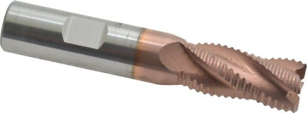 Square End Mill: 5/8'' Dia, 1-1/4'' LOC, 5/8'' Shank Dia, 3-1/2'' OAL, 4 Flutes, Solid Carbide MPN:12179544