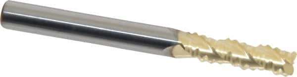 Corner Radius End Mill: 1/4