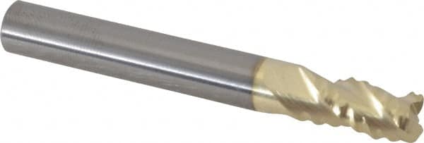 Corner Radius End Mill: 1/4