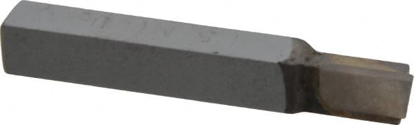 Single Point Tool Bit: 5/16'' Shank Width, 5/16'' Shank Height, Micrograin Solid Carbide Tipped, RH, AR, Square Shoulder Turning MPN:6-MG