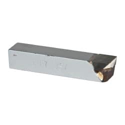 Single Point Tool Bit: 7/16'' Shank Width, Micrograin Solid Carbide Tipped, RH, BT, Box Turning MPN:ACC-BT7