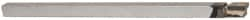 Single Point Tool Bit: 5/32'' Shank Width, 9/32'' Shank Height, Micrograin Solid Carbide Tipped, Neutral, C, Square Nose MPN:ACC-C281